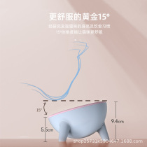 Cute cat bowl cat food bowl cervical vertebra protection dog bowl dog bowl pet double bowl anti-knock over drinking water bowl cat supplies