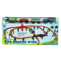 GOLDLOK R Us childrens sound and light city shuttle train rail car set gift box train toy