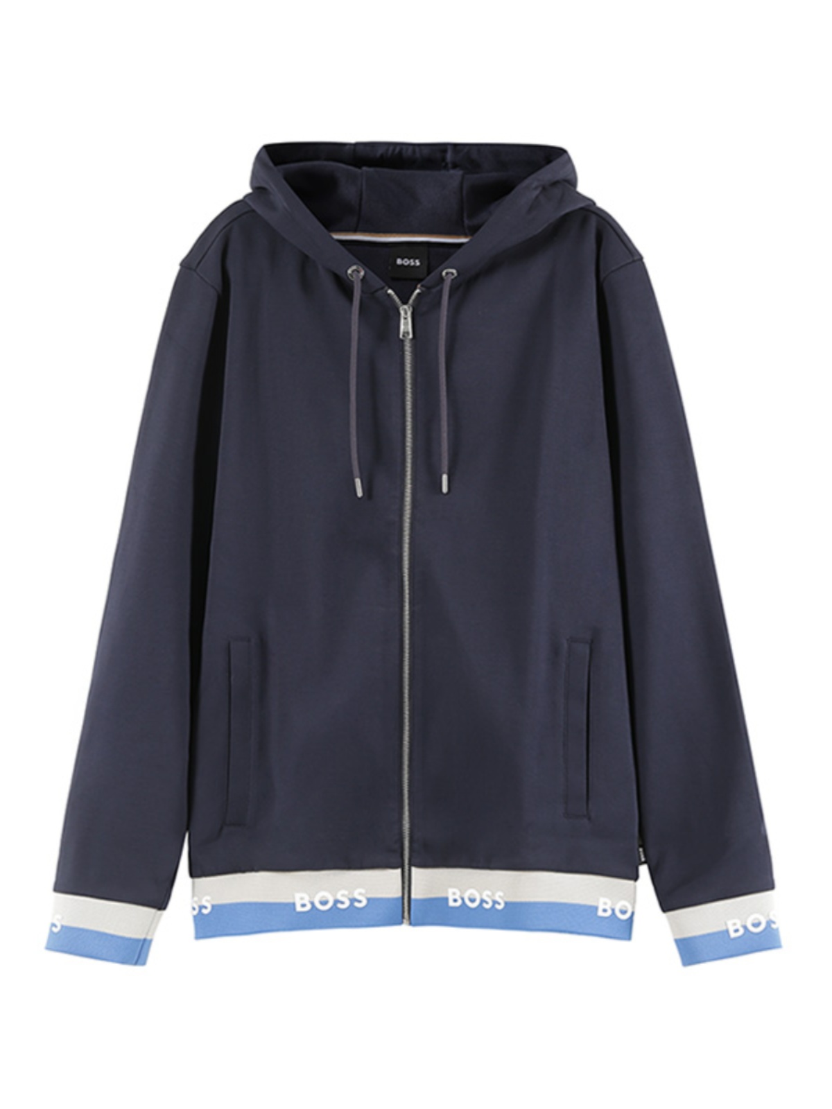 雨果博斯BOSS 秋冬新品 男士棉质户外运动外套卫衣开衫 50481761