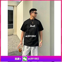 (Deposit) Short-sleeved clothes printed casual sports 2024 versatile fashionable couple tops for men and women Fen 35