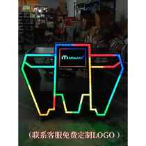 Bar DJ station sound control removable light KTV party box audio table mixing iron acrylic