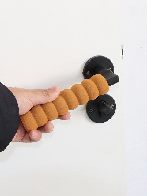 Sponge Bathroom Door Handle Protective Cover Small Thickened Broken Bridge Aluminum Window Handle Protective Cover Anti-Collision Cartoon