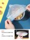 New A1820 Food-Grade Silicone Cling Film, Reusable Sealing Cling Film 0.035 Storage