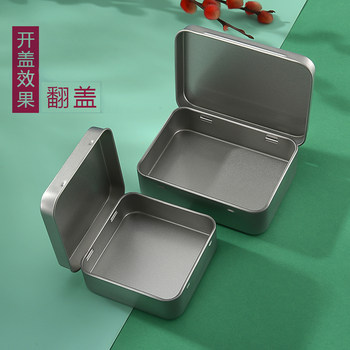 Portable Flip-Top Mint Candy Almond Tin Box Small Travel Outdoor Sketching Portable Watercolor Dispensing Box