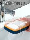 Soap Box, Two-In-One, with Drainage, Double Compartment, with Lid, Soap Box for Student Dormitory, Double Compartment, Portable, for Bathroom