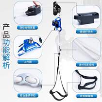 Rising special rope kneecap with a Ha-style walking rope auxiliary ascender for fast climbing rope?Kan Lok pedaling