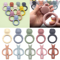 1pc BPA Free Silicone Baby Teether New kawaii Cartoon Rabbit