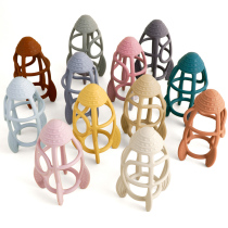 Teething Infant Chewing Toy Fashionable Rocket Shape Silicon