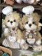 Vockoo High-End Doll Chef Puppy Handmade Jointed Doll Imported Mohair Birthday Christmas New Year Gift