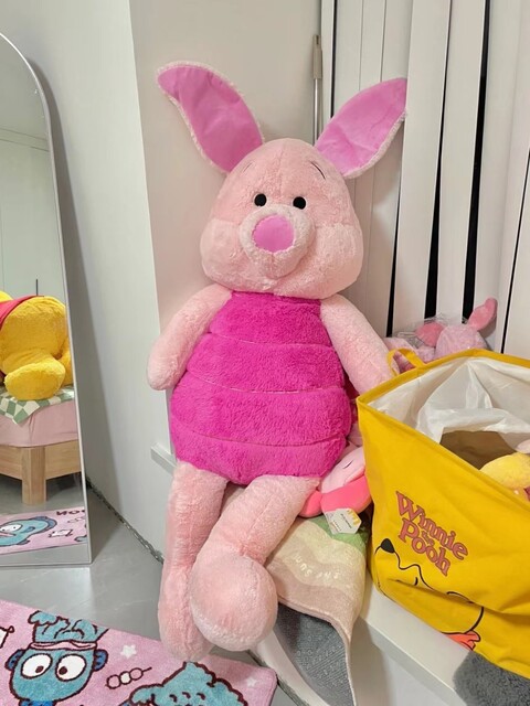 British Vockoo Peppa Pig Extra Large Plush Toy, Large Stuffed Animal for Sleeping, Christmas Birthday Gift