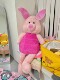 British Vockoo Peppa Pig Extra Large Plush Toy, Large Stuffed Animal for Sleeping, Christmas Birthday Gift