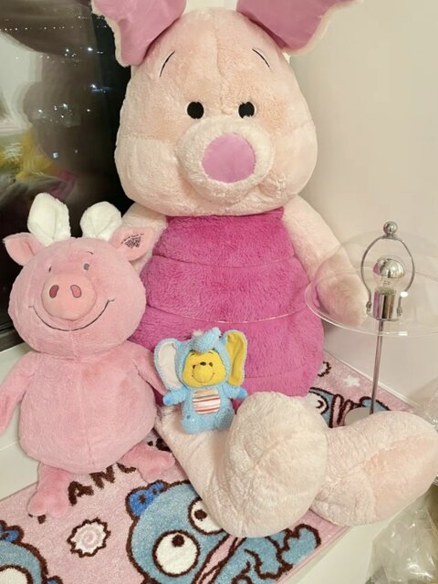 British Vockoo Peppa Pig Extra Large Plush Toy, Large Stuffed Animal for Sleeping, Christmas Birthday Gift