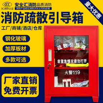 Fire evacuation guide box shopping mall small micro fire station fire emergency escape evacuation escape box set equipment