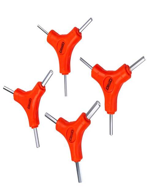 German Imported from Japan Technical Hexagonal Wrench Y-Shaped Three-Prong Hexagonal Inner Hexagonal Small Three-Use Combination Bicycle