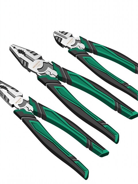 German Imported Technical Steel Wire Pliers, Multifunctional Electrician's Pliers, Pointed Nose, Diagonal Cutting, Strong Blade, Offset Pliers, Industrial Grade