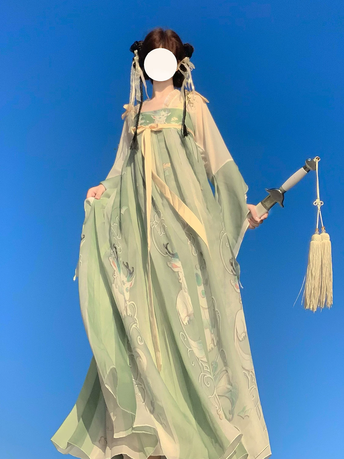 Genuine Hanfu, summer set, Chinese style