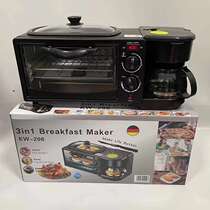 Household breakfast machine three-in-one breakfast machine oven multi-function toaster 3in1 breakfast machine