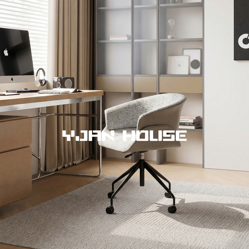 Chair | Italian Minimalist Home Office Chair, Computer Chair, Comfortable for Long Sitting, Backrest Chair, Adjustable Height, Swivel Chair, Study Chair