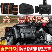 gs retro motorcycle waterproof side bag saddle side bag motorcycle pedal rear trunk camel shoulder bag travel hanging bag