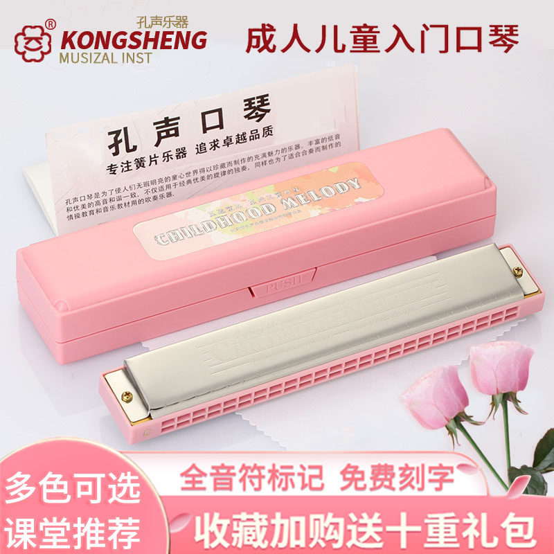 本格的な24穴ダイアトニックCメジャーハーモニカ。初心者、学生、子供、男の子、女の子、独学の方に最適です。