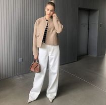 2023 Fall Autumn New Women Fashion Basic Wool Cropped Jack