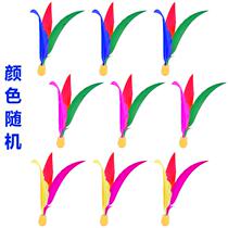 Badminton three-hair shuttlecock high-bounce adult and childrens shuttlecock rubber bottom small-head three-hair ball 10 pack