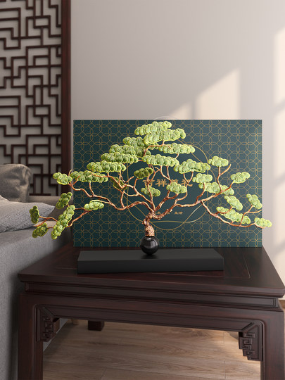 Новое украшение в китайском стиле — сосна, создающая атмосферу уюта, для прихожей в стиле дзен, винного шкафа, офиса, высококачественный подарок на новоселье и открытие бизнеса.