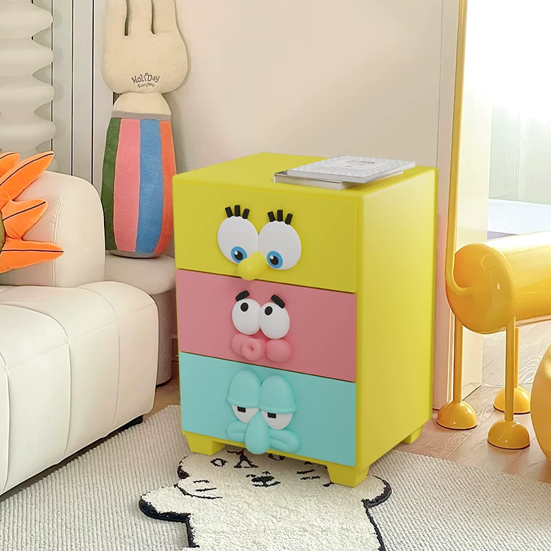 Тумба прикроватная NewThings «Sponge Baby», 3 ящика, детская мебель, 39,5×25,5×18 см