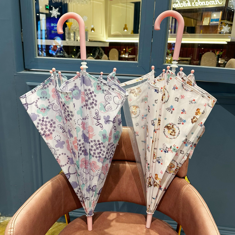 Japanese Original~ Children's Umbrella, Manual Transparent Long-Handled Umbrella for Kindergarten, Elementary School Students, Boys and Girls, for School Use Japanese Original~ Children's Umbrella, Manual Transparent Long-Handled Umbrella for Kindergarten, Elementary School Students, Boys and Girls, for School Use