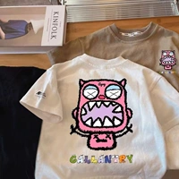 Белый монстр звонок [хлопок+задний пакет]