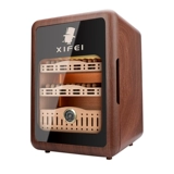 Xifei сигарный хьюмидор из кедрового дерева, модный изогнутый мини-светодиодный светильник большой емкости, коробка для сигар с постоянной температурой и влажностью