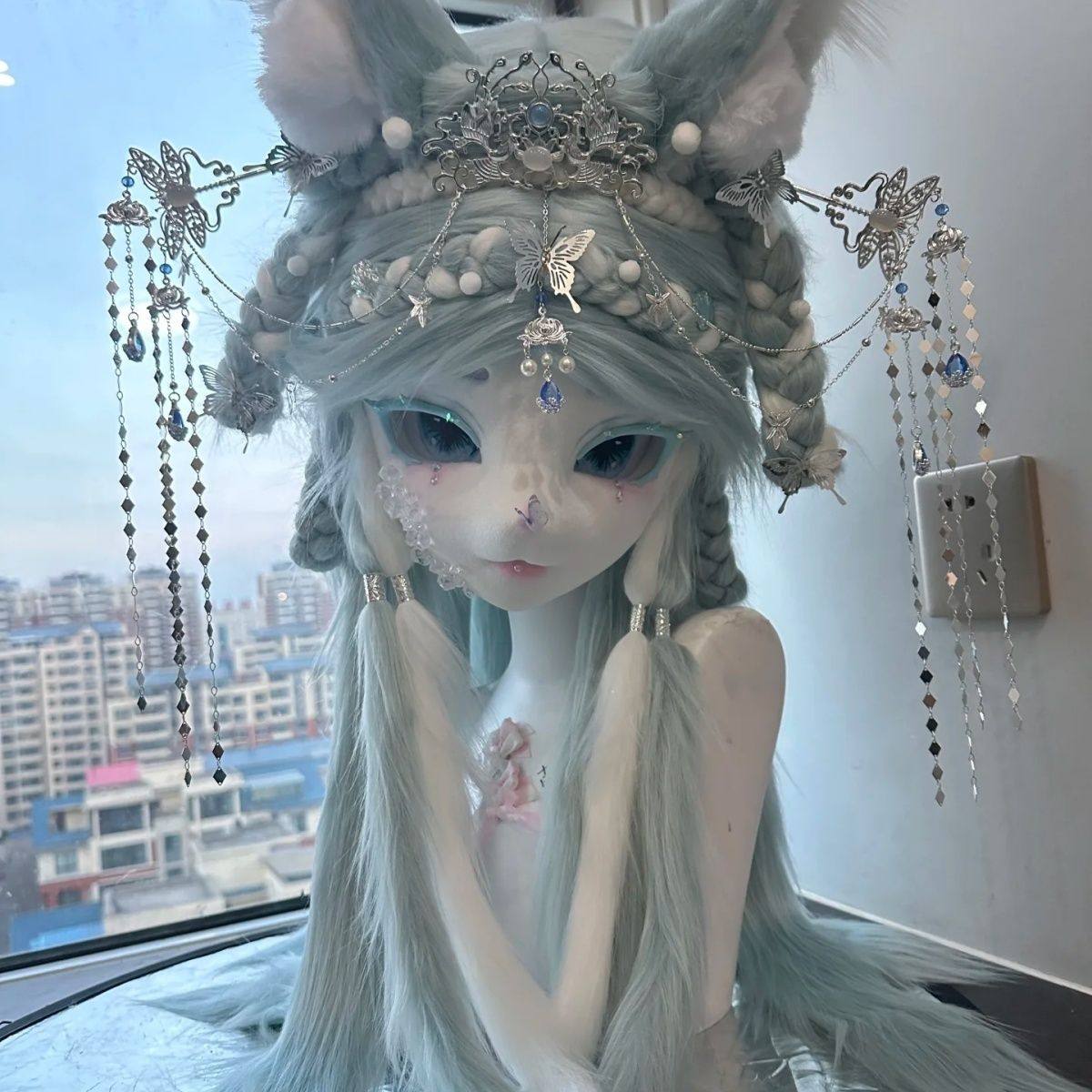 正版兽头现货成品KIG定制洛丽塔兽装!超萌头骨Cosplay,大人小孩都爱的创意礼物!-furry福瑞-淘宝好物网