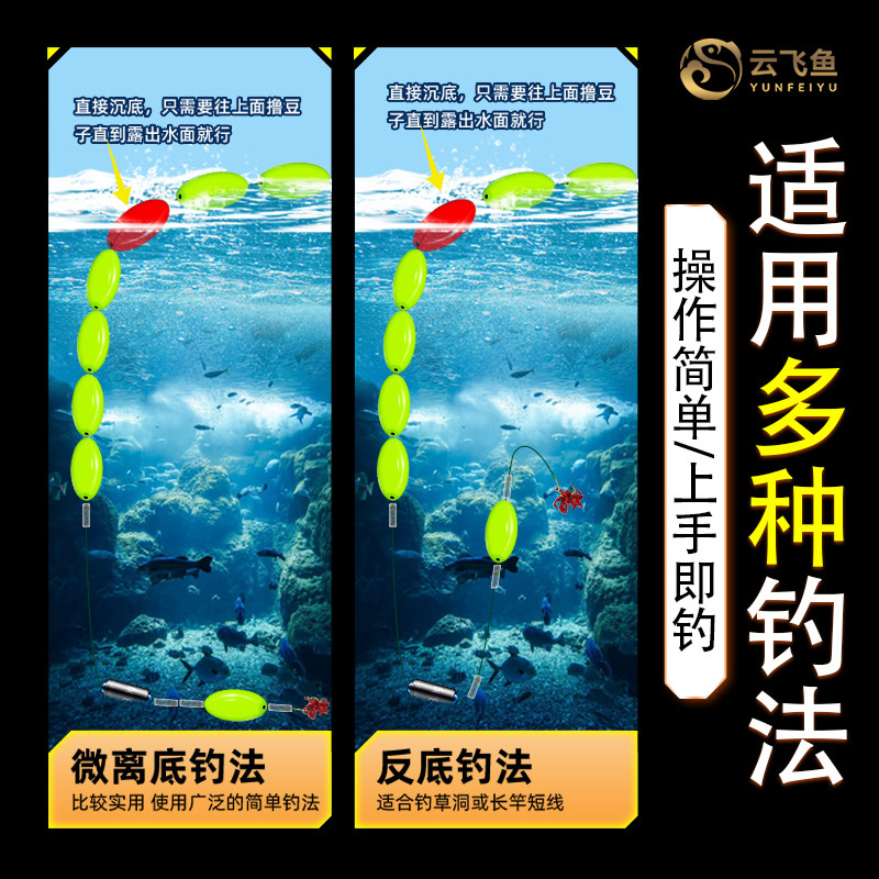 新型自动找底反底钓线组测评|悬停逗钓免调漂七星漂鱼钩套装野钓鲫鱼必备神器-线组-淘宝好物网