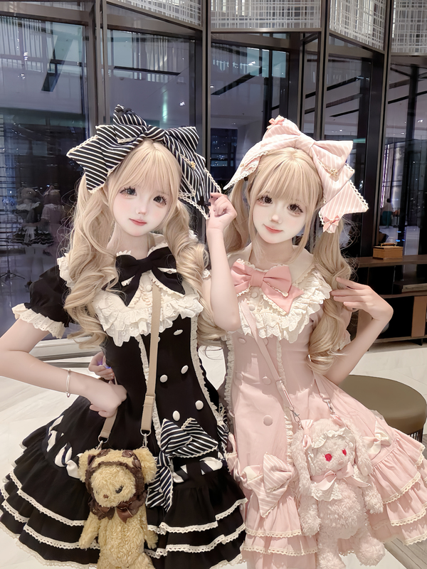 Daimiao Wig Internet Celebrity Natural Wig Double Ponytail with Bangs New Fashion Roman Curls 65cm Daimiao Wig Internet Celebrity Natural Wig Double Ponytail with Bangs New Fashion Roman Curls 65cm