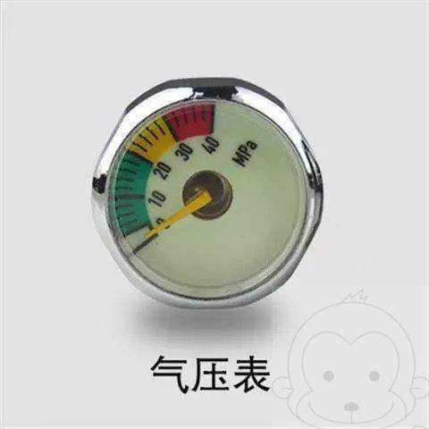 Import constant pressure gauge 0mpa pressure gauge high pressure air pressure gauge small table night light table constant pressure valve 40map double table-Taobao