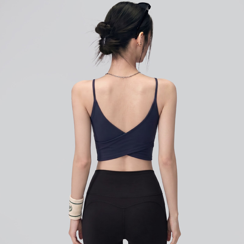 Iuiu Yogo Sports Bra for Women, Beautiful Back, Shockproof, Outerwear Yoga Vest, Pilates Fitness Bra Top, Summer