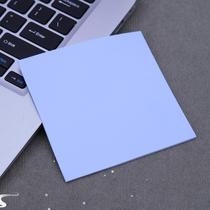 200pc 10x10mm silicone thermal pad sheet computer cpu grap