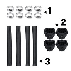 주차 히터 액세서리 배기관 및 사각형 공기 콘센트 스티어링 헤드 42mm 스트레치 최대 80m