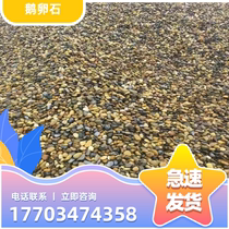 Pavement warm stone floor heating water purification sewage treatment white bean stone pebble stone decoration dry landscape filter material