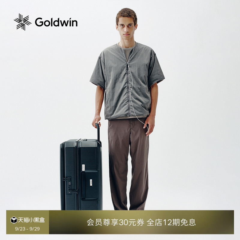 [New Products for Autumn and Winter] Goldwin Water-Repellent Short-Sleeved Jacket, Lightweight Fleece Vest, Air-Conditioned Room Jacket for Men and Women