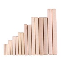 Solid wood cover wood grains wood plugs screw hole plugs round wood column furniture connectors 640 (100 pieces)