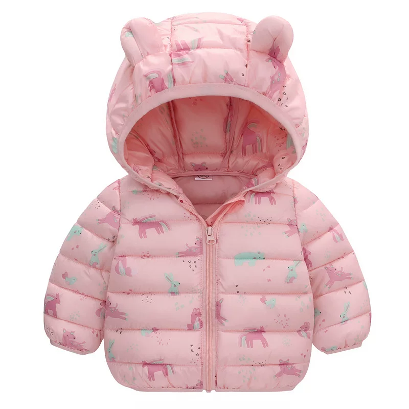 Brand 2023 Winter Parkas Jacket for Girl Hooded Children's O