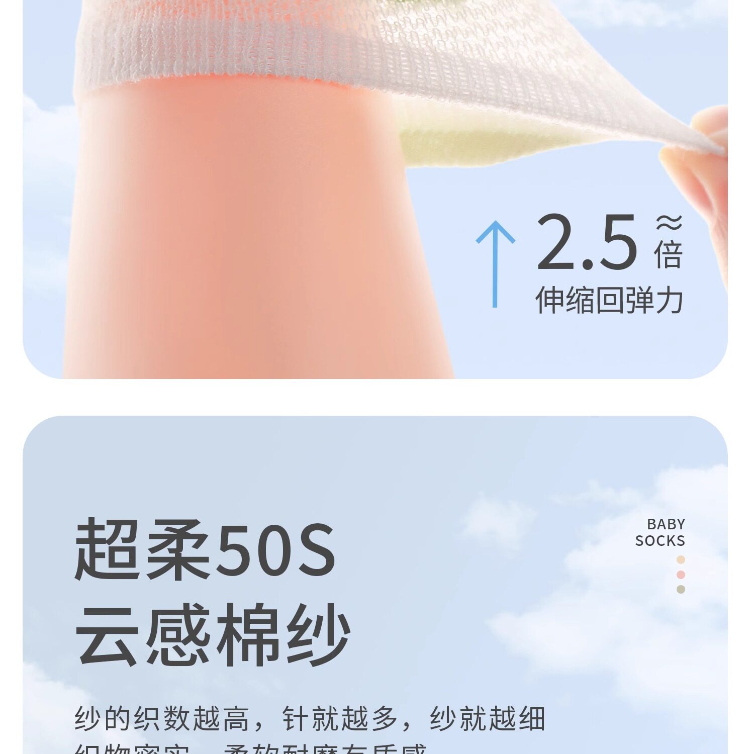 宝宝地板袜夏季薄款防滑隔凉婴儿室内学步网眼透气男女儿童不勒腿 — 11