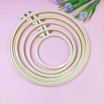 Imitation bamboo shed embroidery needle thread embroidery hoop cross stitch stretch imitation bamboo hoop frame round embroidery stand