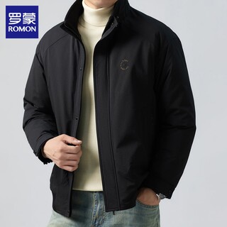 罗蒙轻薄羽绒服男士冬季新款工装休闲立领上衣保暖防寒短款外套男