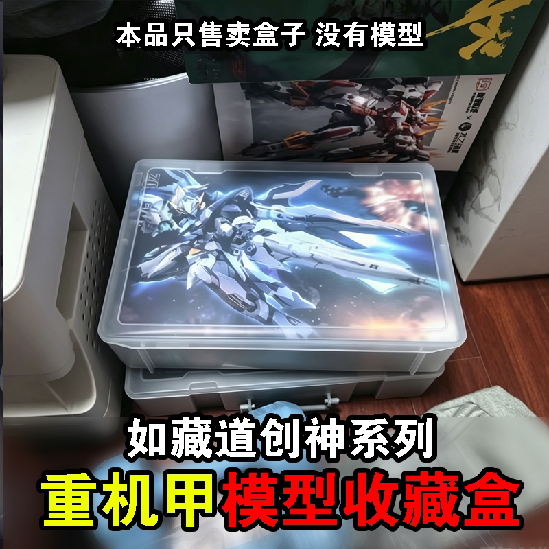 Pgu Dedicated Storage Box, Giant Mecha Model Collection Box, Double-Layer Sponge Suitcase, Extended and Widened Ultimate Box