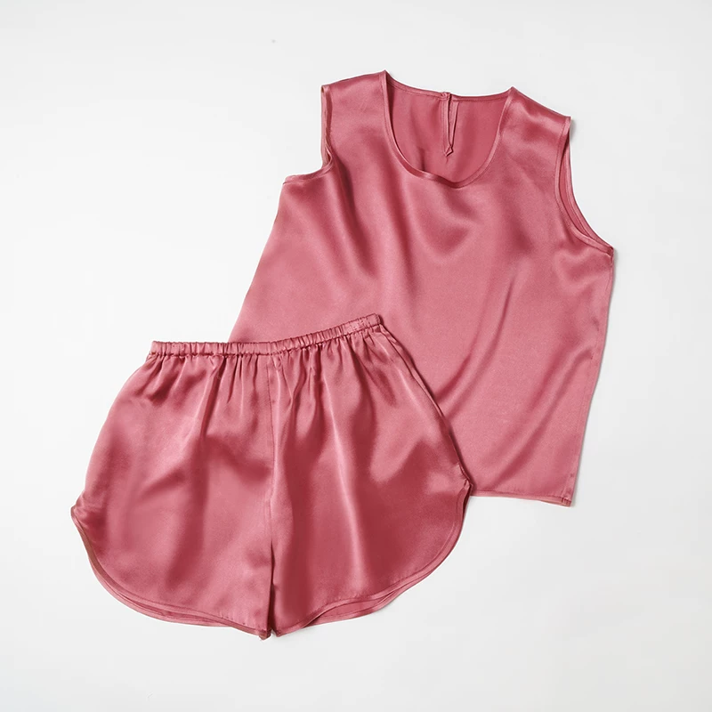 Silk children's pijama, thin set for men and women