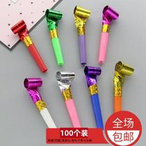 10 childrens toys blowing whistles party fun gifts ribbons long nose funny creative gifts blowing dragons