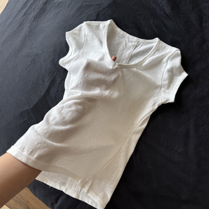 My Life's Dream Is Short Sleeves! the Fabric Is Breathable and Comfortable~ Perfect for Summer! Super Flattering on the Waist!