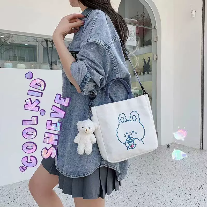 Large Female Tote Bag Fabric Shoulder Bag Women's 2023 Big